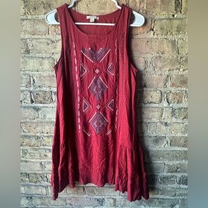 Miami Red Sleeveless Dress